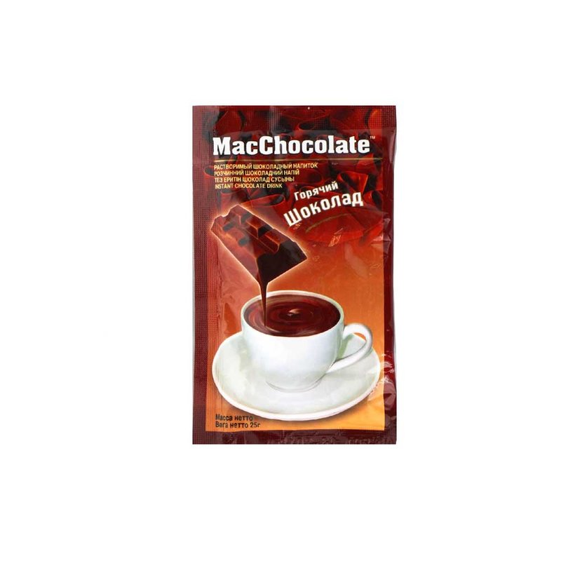 Напиток растворимый с ароматом шоколада 20г MacChocolate - фото