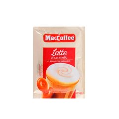 Напій кавовий 22г 3в1 з аром. карамелі MacCoffee Latte - фото