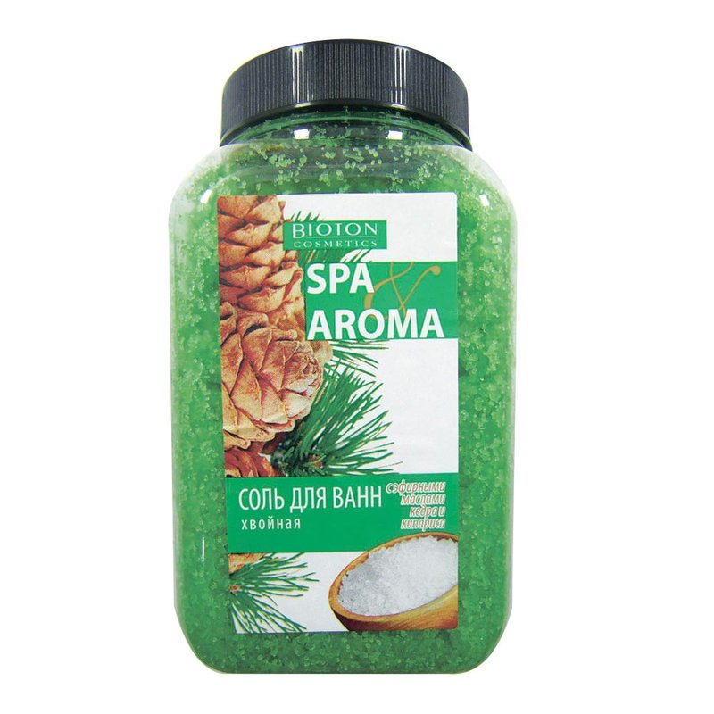 Сіль для ванн хвойна 750г Spa Aroma Bioton - фото