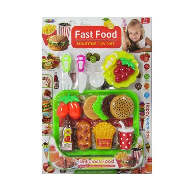 Набір іграшковий продукти Fast Food (A6619-44) - фото