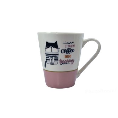Чашка коти на смужці 310мл Vittora (VT-C-66310) - фото